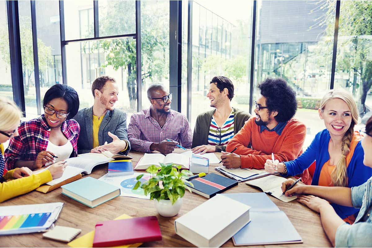 Multi-Ethnic Group of People Working Together